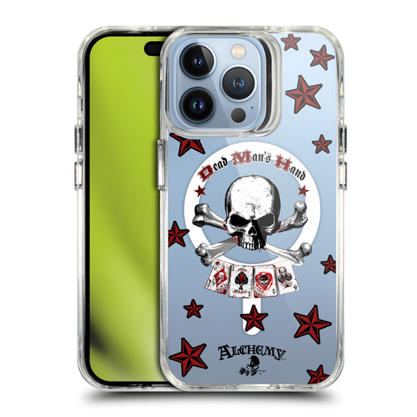 Alchemy Gothic Gothic Art Dead Man's Hand SHOCKPROOF BUMPER CASE COMPATIBLE WITH  & MAGSAFE Apple iPhone 13 Pro