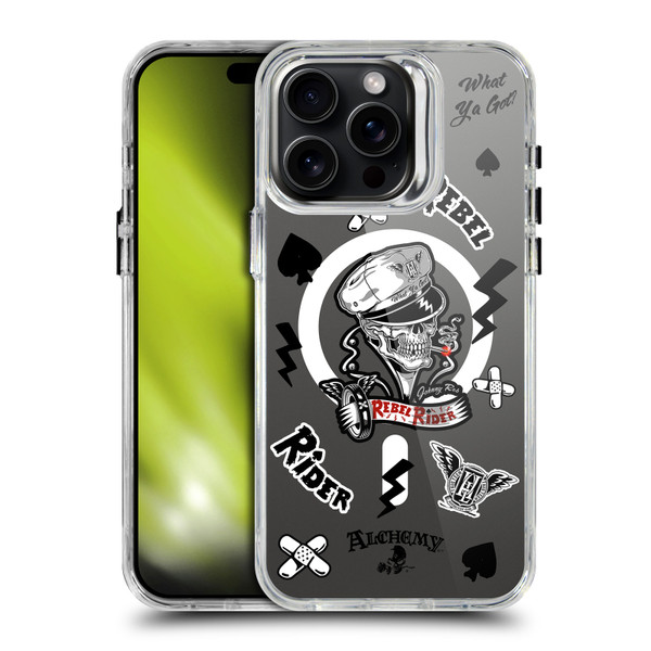 Alchemy Gothic Gothic Art Rebel Rider SHOCKPROOF BUMPER CASE COMPATIBLE WITH  & MAGSAFE Apple iPhone 15 Pro Max