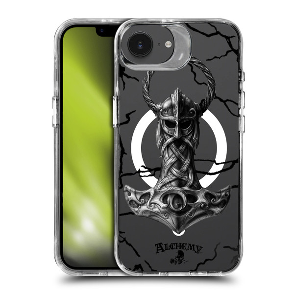 Alchemy Gothic Gothic Art Mjolnir Hammer SHOCKPROOF BUMPER CASE COMPATIBLE WITH Apple iPhone 16e / Apple iPhone 17e & MAGSAFE