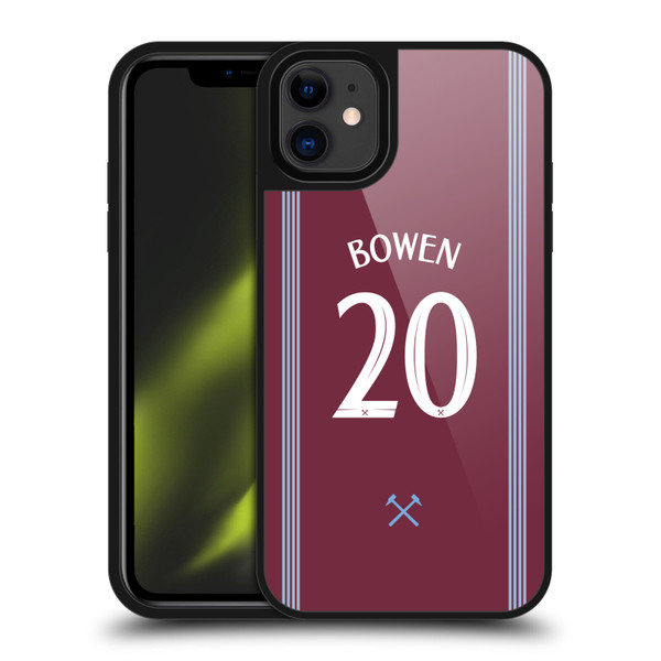 West Ham United FC 2025/26 Players Home Kit Jarrod Bowen Gel Armour Case For Apple iPhone 11