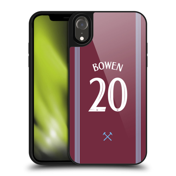 West Ham United FC 2025/26 Players Home Kit Jarrod Bowen Gel Armour Case For Apple iPhone XR