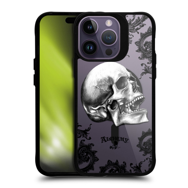 Alchemy Gothic Gothic Art De Profundis BLACK SHOCKPROOF BUMPER CASE COMPATIBLE WITH Apple iPhone 14 Pro Max & MAGSAFE