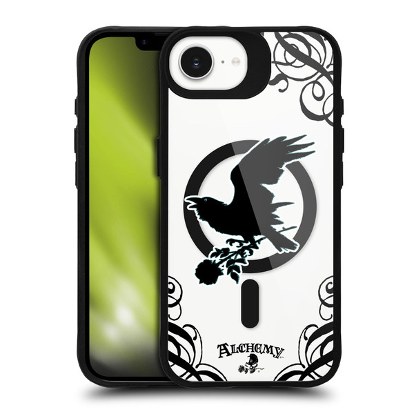 Alchemy Gothic Gothic Art Nevermore BLACK SHOCKPROOF BUMPER CASE COMPATIBLE WITH Apple iPhone 16e / Apple iPhone 17e & MAGSAFE