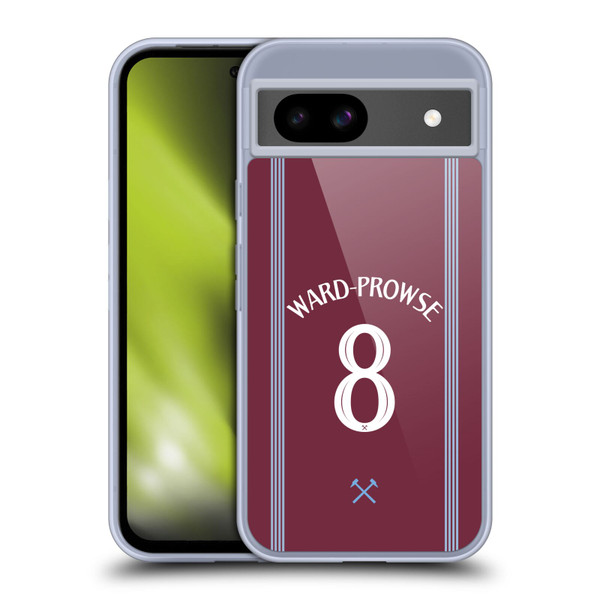 West Ham United FC 2025/26 Players Home Kit James Ward-Prowse Soft Gel Case for Google Pixel 8a