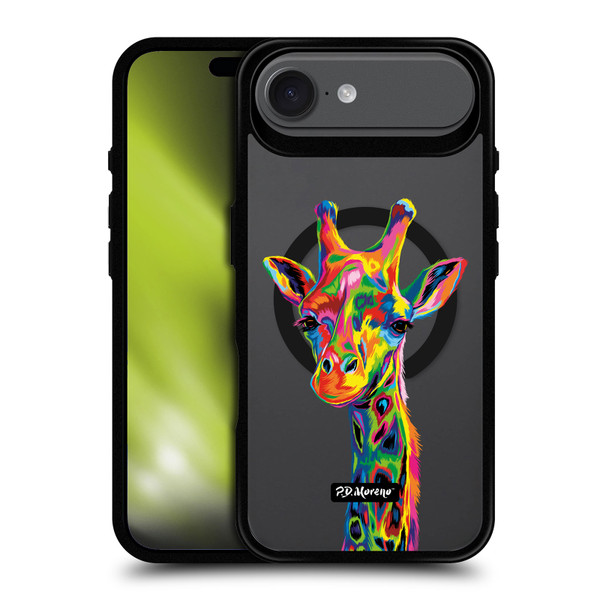 P.D. Moreno Gothic Art Giraffe BLACK SHOCKPROOF BUMPER CASE COMPATIBLE WITH  & MAGSAFE Apple iPhone 17 Air
