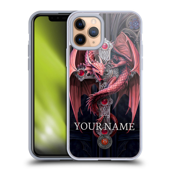 Custom Customised Personalised Anne Stokes Art Gothic Guardians Soft Gel Case for Apple iPhone 11 Pro