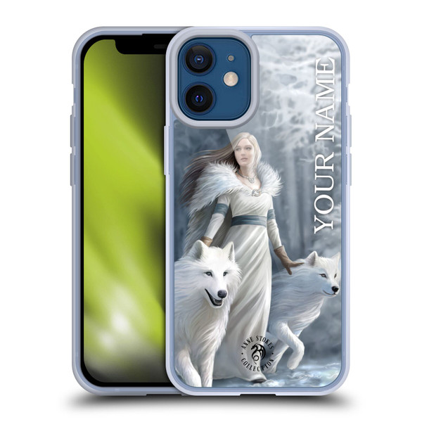 Custom Customised Personalised Anne Stokes Art Winter Guardians Soft Gel Case for Apple iPhone 12 Mini