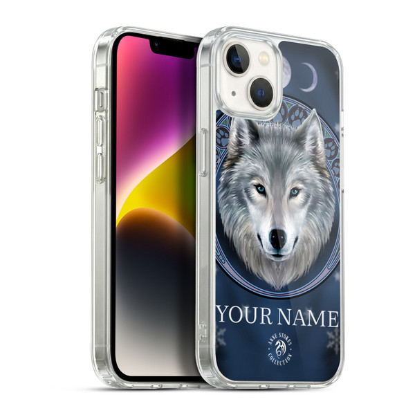 Custom Customised Personalised Anne Stokes Art Lunar Soft Gel Case for Apple iPhone 14 Plus & MagSafe