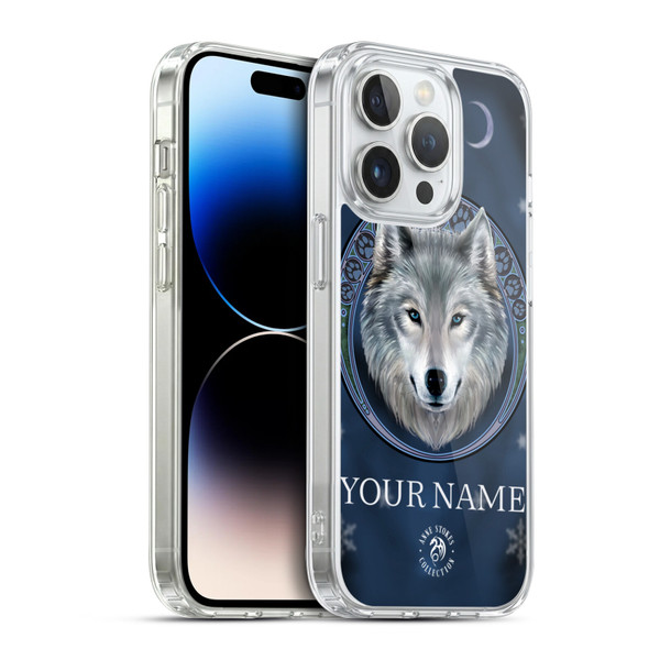 Custom Customised Personalised Anne Stokes Art Lunar Soft Gel Case for Apple iPhone 14 Pro & MagSafe
