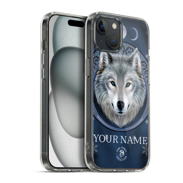 Custom Customised Personalised Anne Stokes Art Lunar Soft Gel Case for Apple iPhone 15 Plus & MagSafe