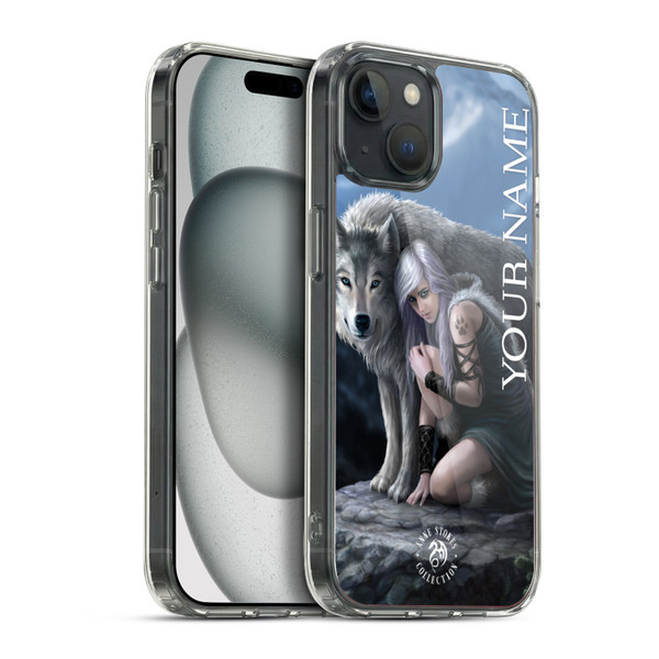 Custom Customised Personalised Anne Stokes Art Protector Soft Gel Case for Apple iPhone 15 Plus & MagSafe