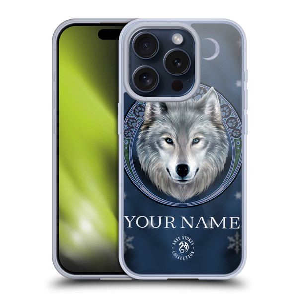 Custom Customised Personalised Anne Stokes Art Lunar Soft Gel Case for Apple iPhone 15 Pro