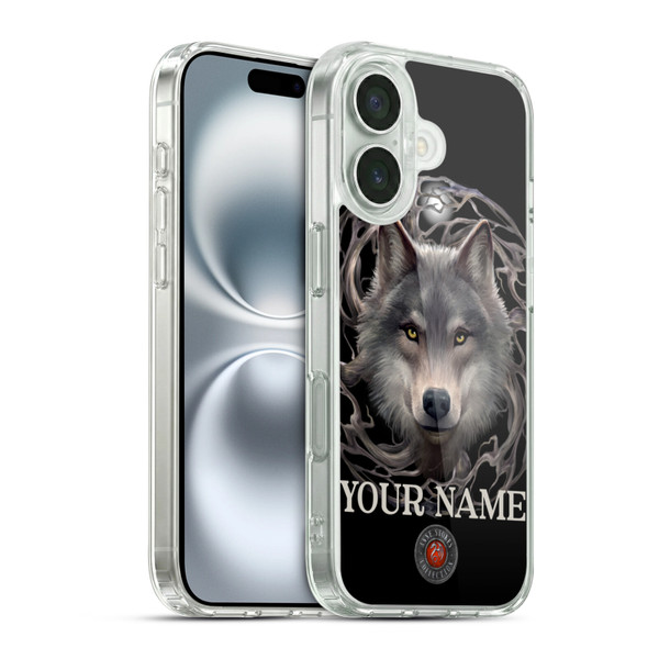 Custom Customised Personalised Anne Stokes Art Night Forest Soft Gel Case for Apple iPhone 16 & MagSafe