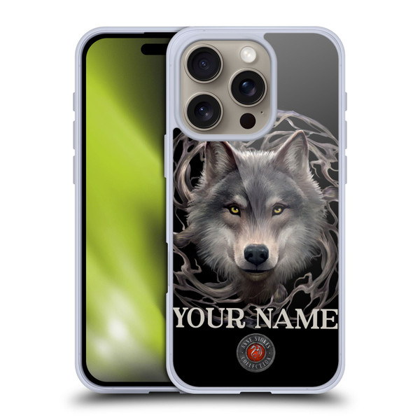 Custom Customised Personalised Anne Stokes Art Night Forest Soft Gel Case for Apple iPhone 16 Pro