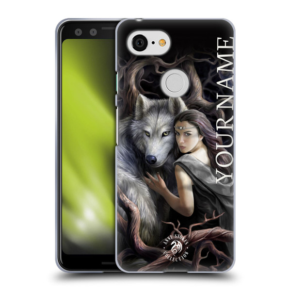 Custom Customised Personalised Anne Stokes Art Soul Bond Soft Gel Case for Google Pixel 3