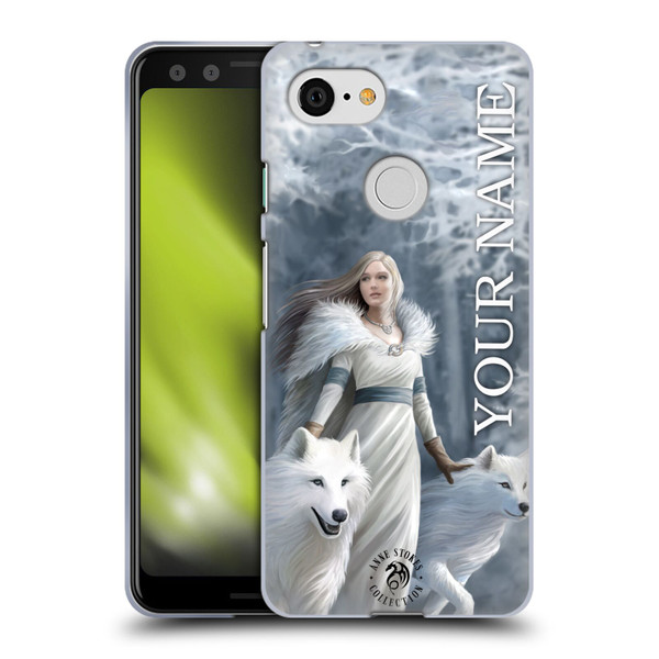 Custom Customised Personalised Anne Stokes Art Winter Guardians Soft Gel Case for Google Pixel 3
