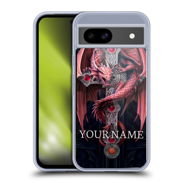Custom Customised Personalised Anne Stokes Art Gothic Guardians Soft Gel Case for Google Pixel 8a
