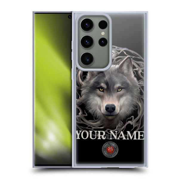 Custom Customised Personalised Anne Stokes Art Night Forest Soft Gel Case for Samsung Galaxy S23 Ultra 5G