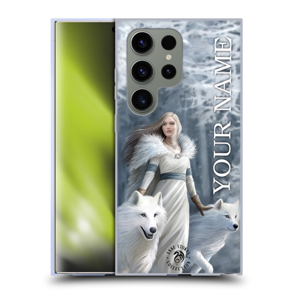 Custom Customised Personalised Anne Stokes Art Winter Guardians Soft Gel Case for Samsung Galaxy S24 Ultra 5G