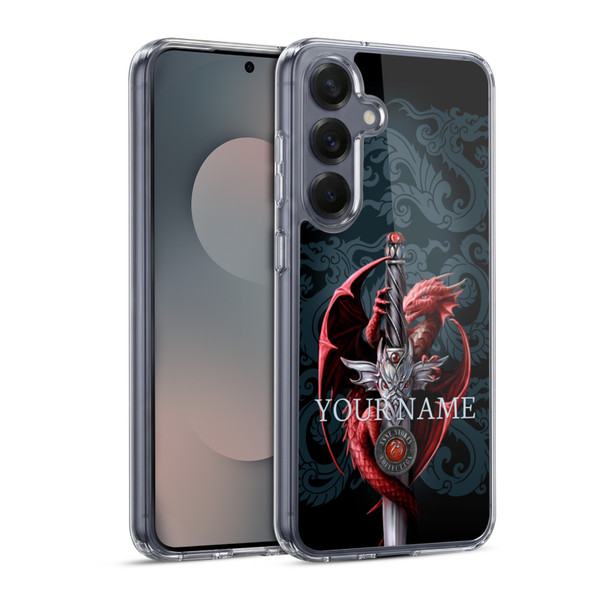 Custom Customised Personalised Anne Stokes Art Dagger Soft Gel Case for Samsung Galaxy S25 & MagSafe
