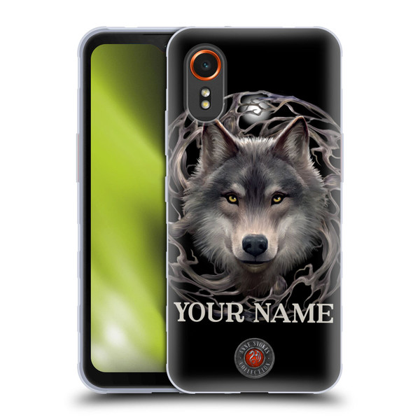 Custom Customised Personalised Anne Stokes Art Night Forest Soft Gel Case for Samsung Galaxy Xcover7 5G