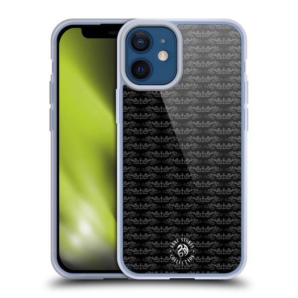 Anne Stokes Dark Hearts Gothic Rose Pattern Soft Gel Case for Apple iPhone 12 Mini