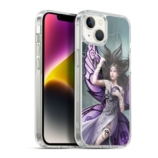 Anne Stokes Dark Hearts Silk Lure Soft Gel Case for Apple iPhone 14 Plus & MagSafe
