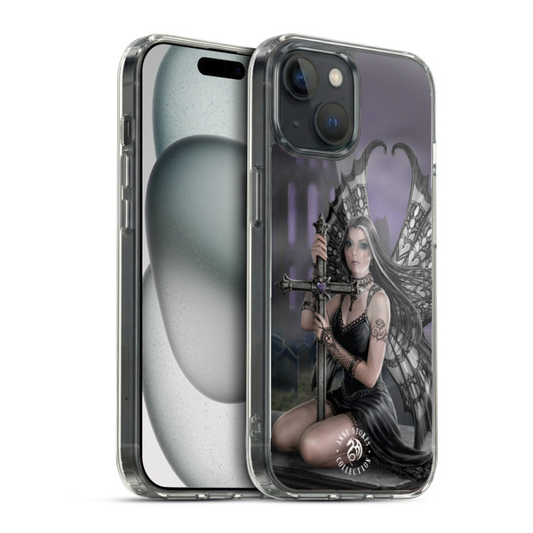 Anne Stokes Dark Hearts Lost Love Soft Gel Case for Apple iPhone 15 & MagSafe