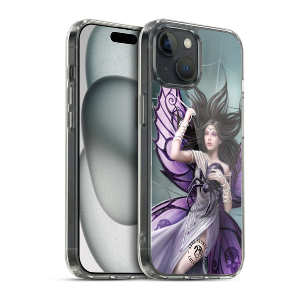 Anne Stokes Dark Hearts Silk Lure Soft Gel Case for Apple iPhone 15 & MagSafe