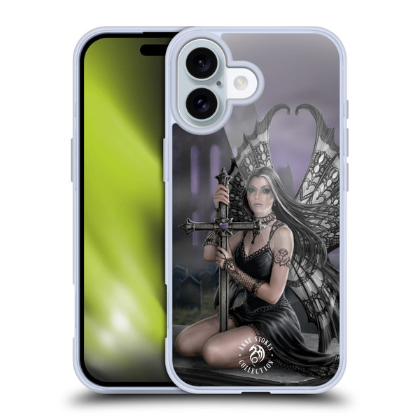Anne Stokes Dark Hearts Lost Love Soft Gel Case for Apple iPhone 16