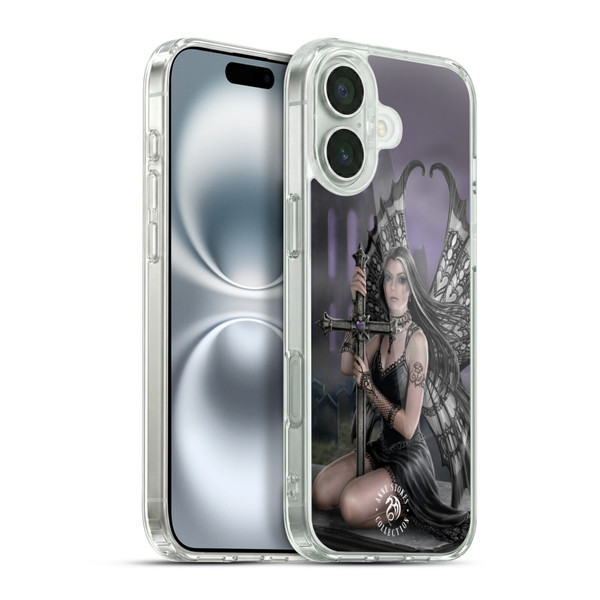 Anne Stokes Dark Hearts Lost Love Soft Gel Case for Apple iPhone 16 Plus & MagSafe