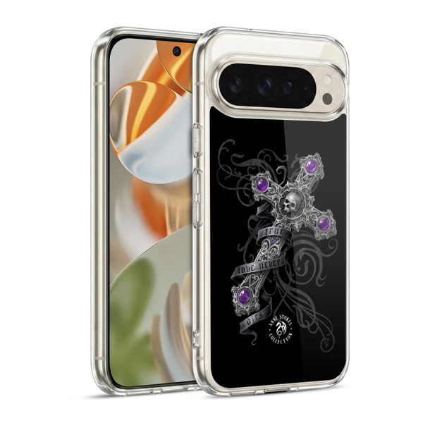 Anne Stokes Dark Hearts Lost Love Cross Soft Gel Case for Google Pixel 9 / Pixel 9 Pro