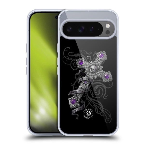 Anne Stokes Dark Hearts Lost Love Cross Soft Gel Case for Google Pixel 9 Pro XL