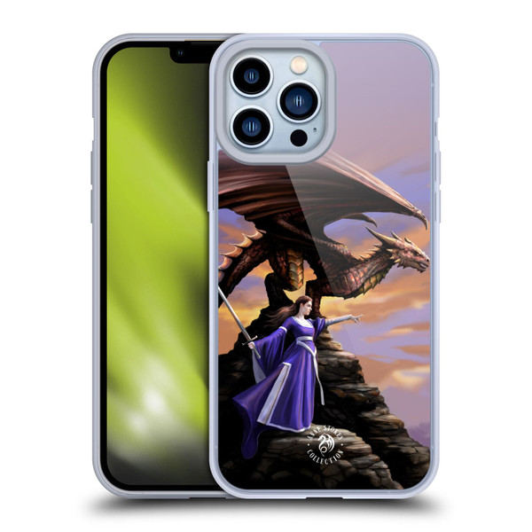Anne Stokes Dragons 2 Sentinel Soft Gel Case for Apple iPhone 13 Pro Max