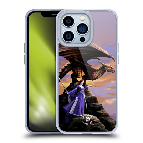 Anne Stokes Dragons 2 Sentinel Soft Gel Case for Apple iPhone 13 Pro