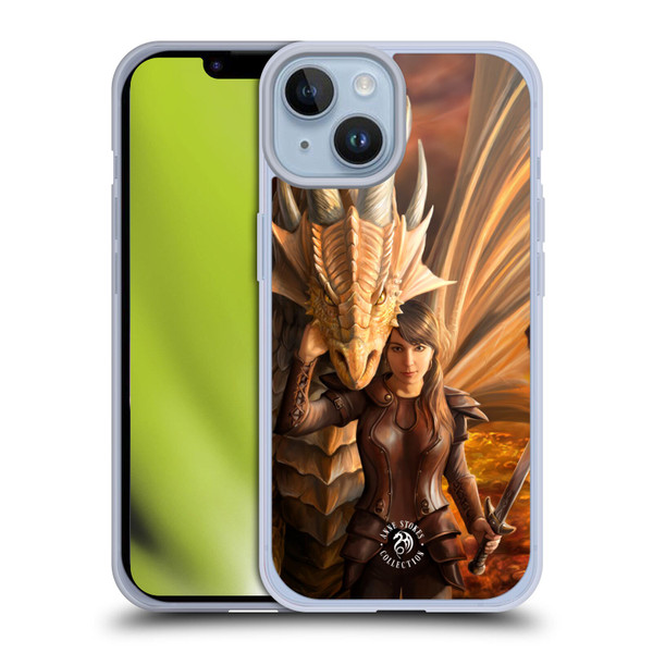 Anne Stokes Dragons 2 Inner Strength Soft Gel Case for Apple iPhone 14
