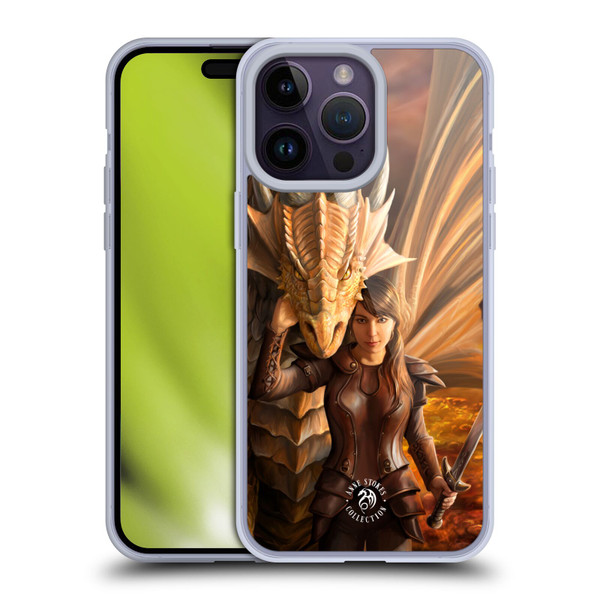 Anne Stokes Dragons 2 Inner Strength Soft Gel Case for Apple iPhone 14 Pro Max