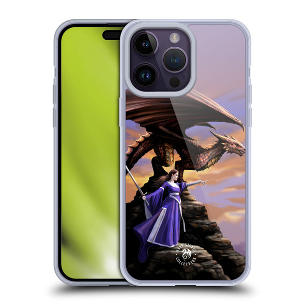 Anne Stokes Dragons 2 Sentinel Soft Gel Case for Apple iPhone 14 Pro Max