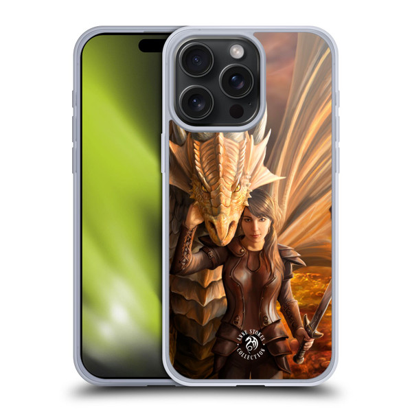 Anne Stokes Dragons 2 Inner Strength Soft Gel Case for Apple iPhone 15 Pro Max