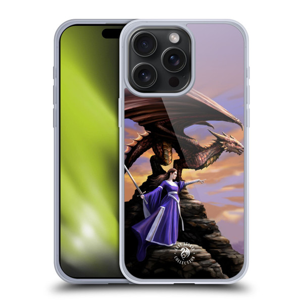 Anne Stokes Dragons 2 Sentinel Soft Gel Case for Apple iPhone 15 Pro Max