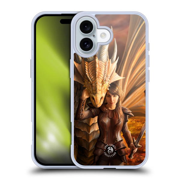 Anne Stokes Dragons 2 Inner Strength Soft Gel Case for Apple iPhone 16