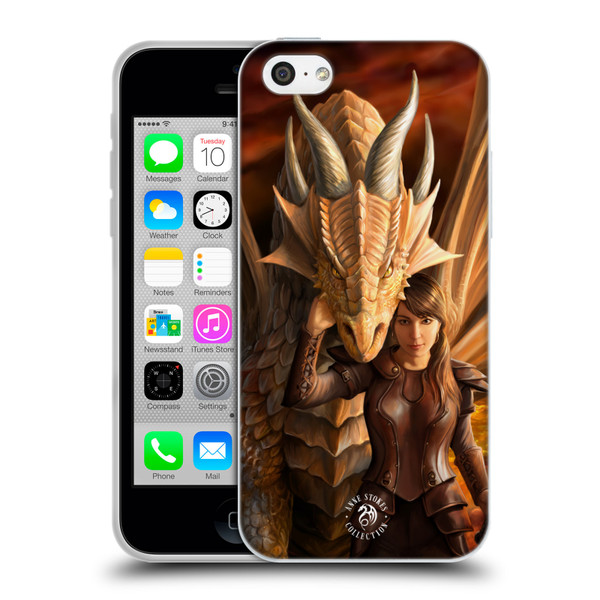 Anne Stokes Dragons 2 Inner Strength Soft Gel Case for Apple iPhone 5c