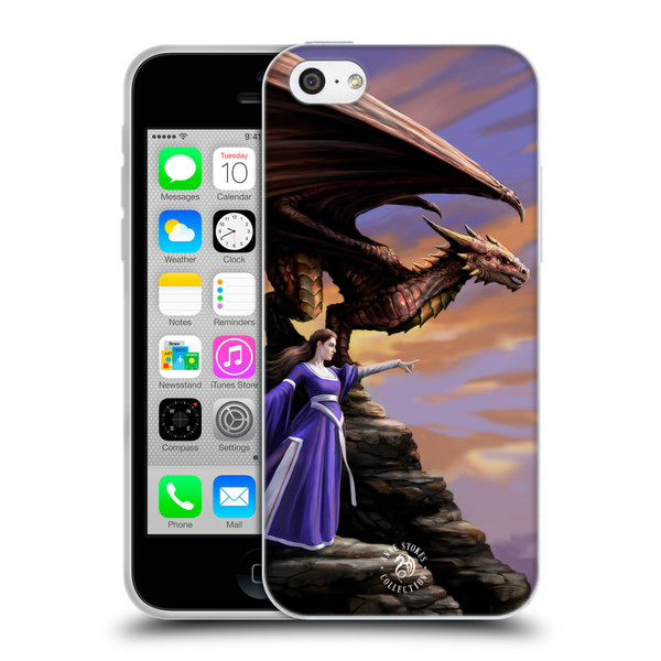 Anne Stokes Dragons 2 Sentinel Soft Gel Case for Apple iPhone 5c