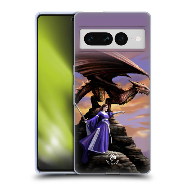 Anne Stokes Dragons 2 Sentinel Soft Gel Case for Google Pixel 7 Pro