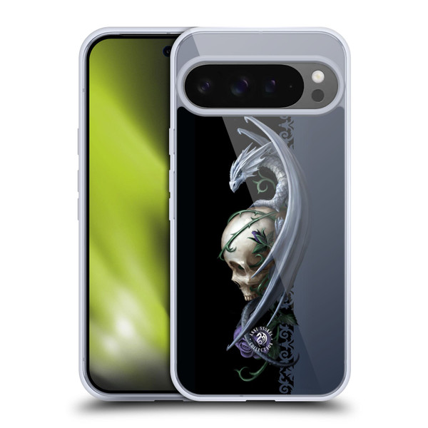 Anne Stokes Dragons 2 Skull And Rose Soft Gel Case for Google Pixel 9 Pro XL