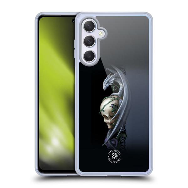 Anne Stokes Dragons 2 Skull And Rose Soft Gel Case for Samsung Galaxy M54 5G