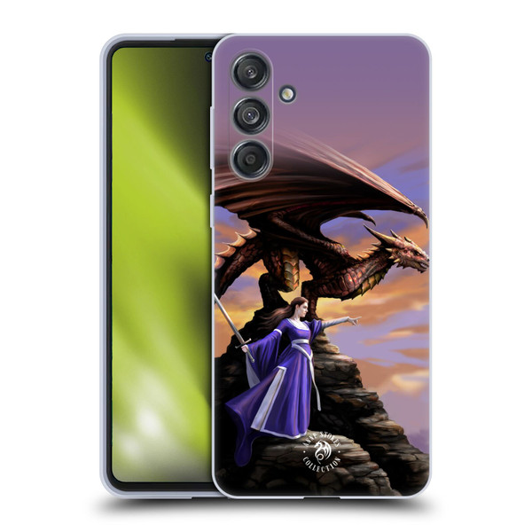 Anne Stokes Dragons 2 Sentinel Soft Gel Case for Samsung Galaxy M55 5G