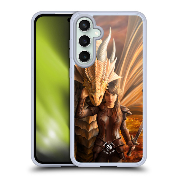 Anne Stokes Dragons 2 Inner Strength Soft Gel Case for Samsung Galaxy S23 FE 5G