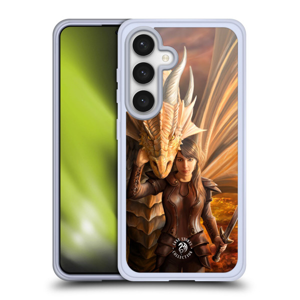 Anne Stokes Dragons 2 Inner Strength Soft Gel Case for Samsung Galaxy S24 5G