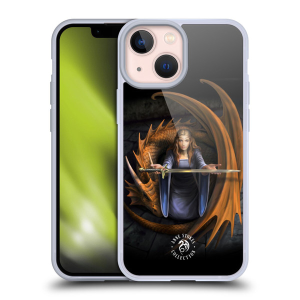 Anne Stokes Dragons 5 The Truth Soft Gel Case for Apple iPhone 13 Mini